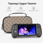 ANBERNIC RG556 Retro El Oyun Konsolu 5.48 inç AMOLED Ekran, Kablosuz Taşınabilir Oyun Cihazı