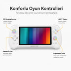 Anbernic RG557 Android El Konsolu 8GB RAM 128GB, Retro Taşınabilir Oyun Konsolu