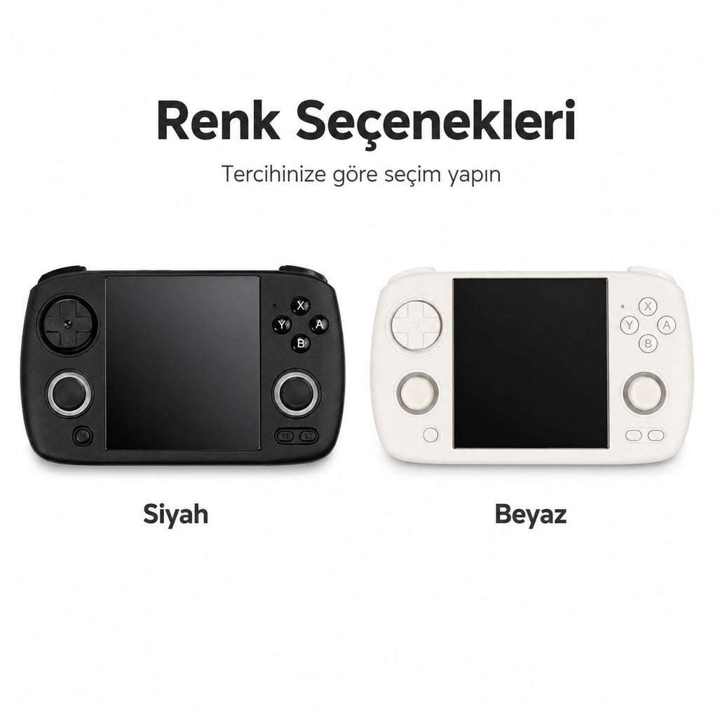 Anbernic RG CubeXX El Oyun Konsolu 3.95 inc IPS Ekran, Retro Mini Oyun Konsolu