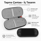 Anbernic RG VITA El Oyun Konsolu 5.46 inç IPS Dokunmatik Ekran Android 12 Taşınabilir Retro Atari Oyun Cihazı
