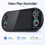 Anbernic RG VITA El Oyun Konsolu 5.46 inç IPS Dokunmatik Ekran Android 12 Taşınabilir Retro Atari Oyun Cihazı
