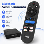 C8 Android TV Box Ultra HD 4K, 10K HDR Destekli Akıllı Media Player