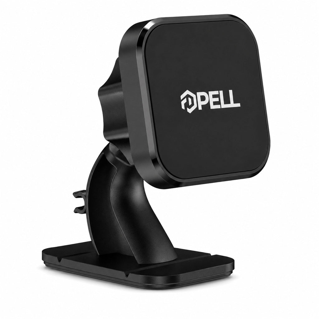 CH-H4 Vantuzlu Manyetik Araç İçi Telefon Tutucu, 360° Dönebilen Kablo Klipsli Torpido ve Cam Standı