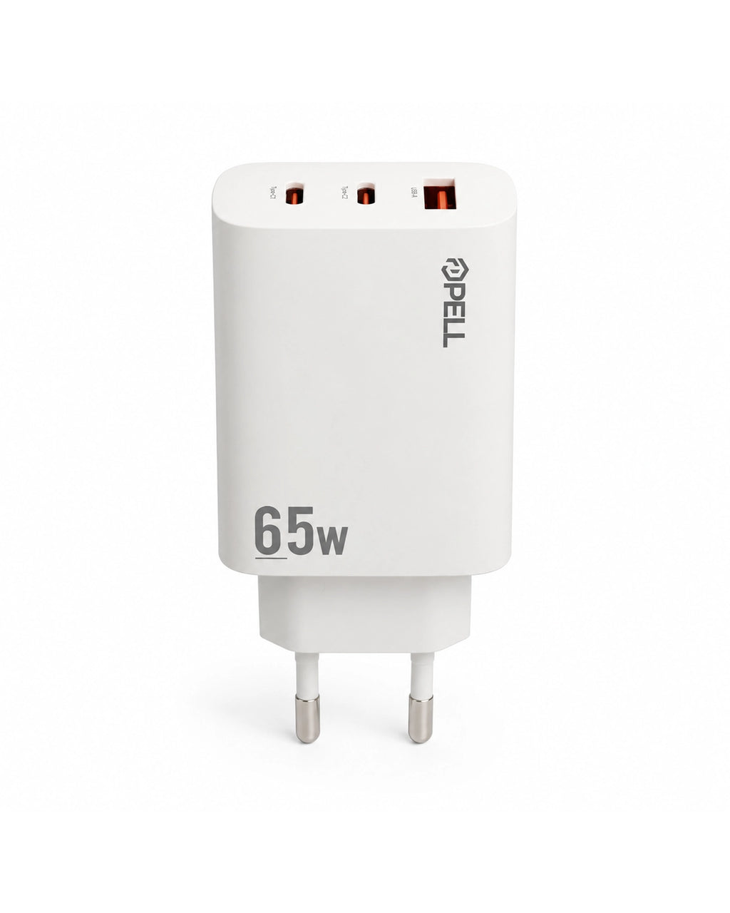 E14 65W PD 3 Portlu Ultra Hızlı Turbo Şarj Cihazı, Type-C ve USB Seyahat Adaptörü