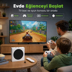 G8 Android 14 TV Box ve Oyun Konsolu 60.000+ Oyunlu, Wi-Fi 6 Akıllı Media Player