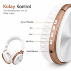 HZ-BT830 Bluetooth Kulak Üstü Kulaklık 5.0, Kablosuz Süper Bass Kulaklık