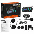 K09 Çift Yönlü Intercom Motosiklet Kask Kulaklığı, Bluetooth Gürültü Azaltıcı Kask İçi Ses Sistemi