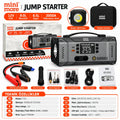 Mini More 2000A Akü Takviye Cihazı 12V, Hava Kompresörlü Vakum Üfleyicili 45W PD Çift LED Işıklı Powerbank Jump Starter