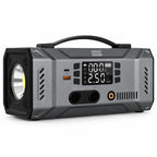 Mini More 2000A Akü Takviye Cihazı 12V, Hava Kompresörlü Vakum Üfleyicili 45W PD Çift LED Işıklı Powerbank Jump Starter