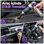 Mini More HL-5138 Kablosuz Mini Araç Süpürgesi 22000 Pa, 135W Fırçasız Motor 7500 mAh Şarjlı El Süpürgesi (Çantalı Set)