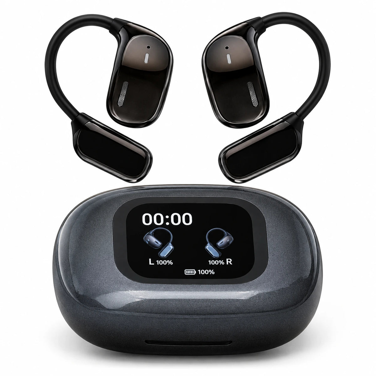 PELL EAR-16 150 Dil Gerçek Zamanlı Yapay Zeka Çeviri Kulaklığı, LCD Dokunmatik Ekranlı Bluetooth 5.4 ANC Kulaklık