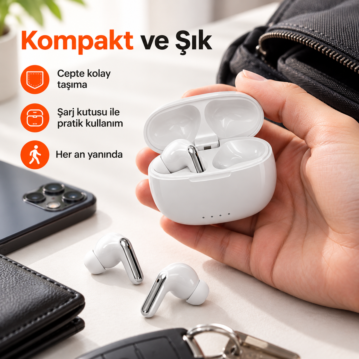 PELL EAR-21 TWS Bluetooth Kulak İçi Kulaklık Bluetooth5.4