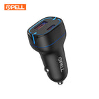 PL-11 20W Çift Çıkışlı Hızlı Araç Şarj Cihazı, USB-A ve USB-C Çakmaklık Şarj Adaptörü