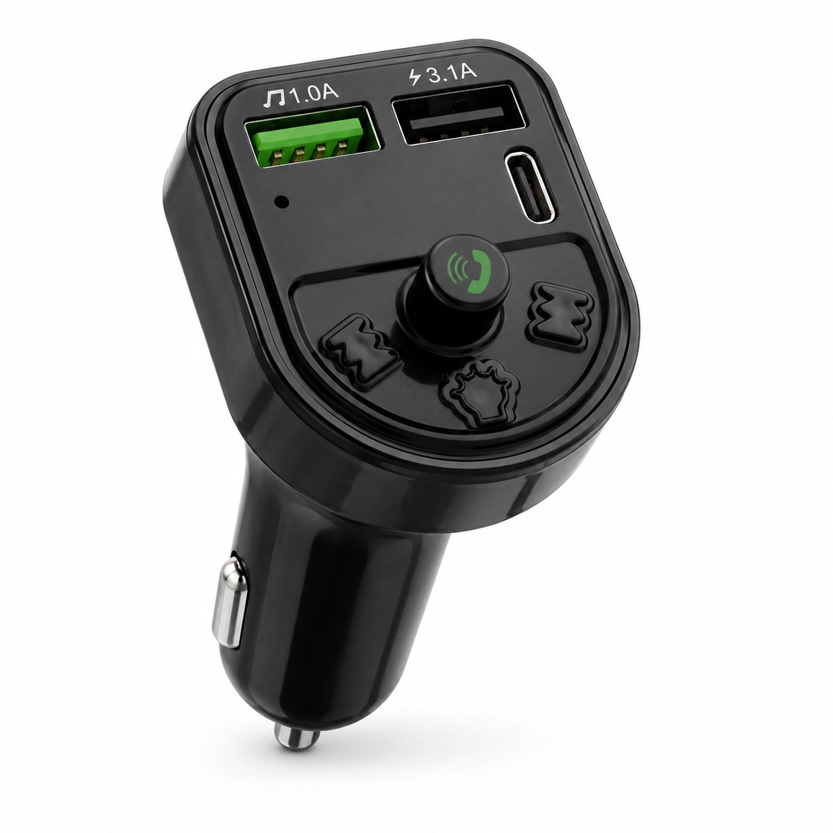 PELL PL-C16 Bluetooth Araç Kiti ve FM Transmitter, PD Type-C Hızlı Şarjlı MP3 Çalar