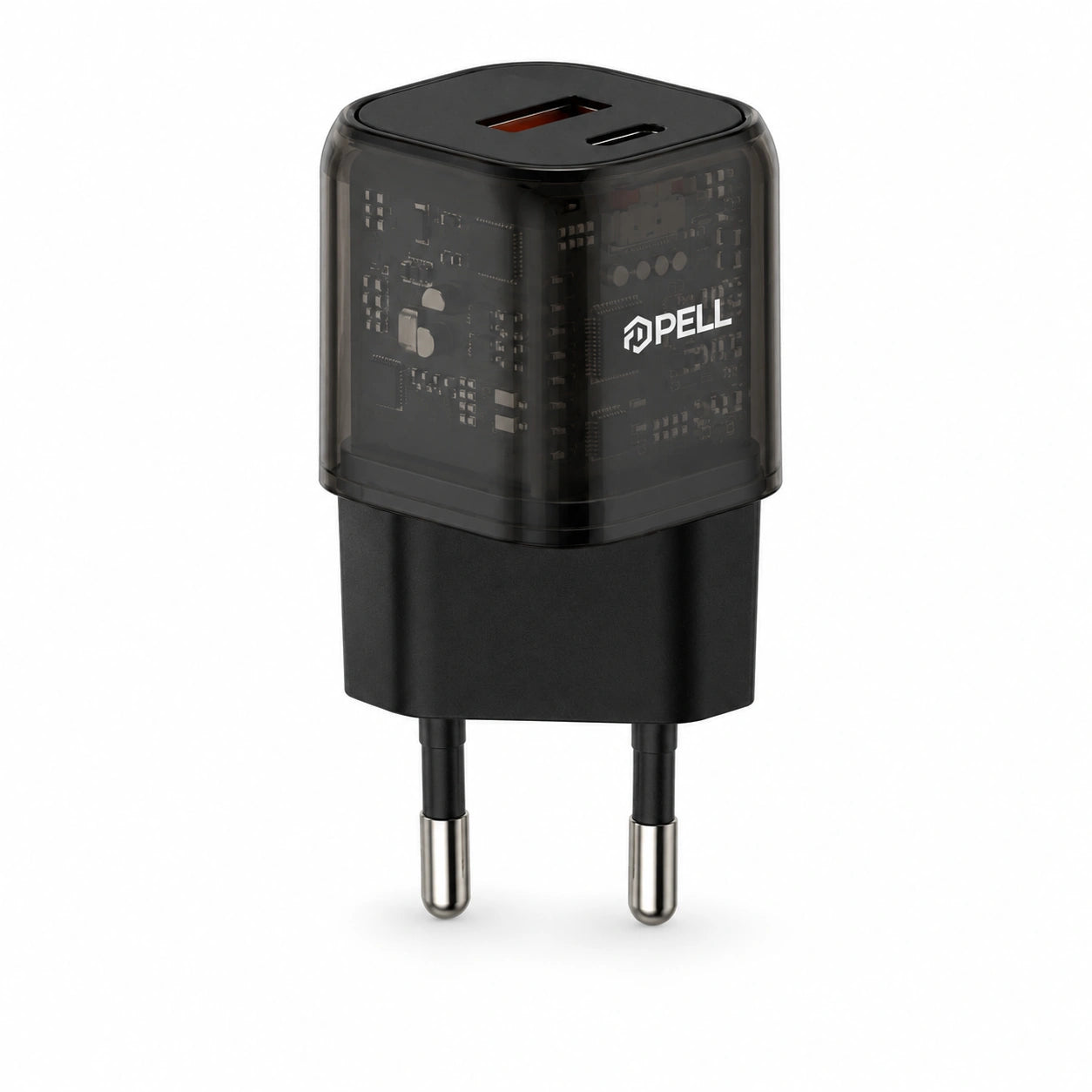 PL-E11 20W PD Çift Girişli Hızlı Şarj Başlığı, USB ve Type-C Seyahat Adaptörü