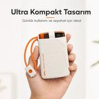 PL-F01 10000 mAh Powerbank 22.5W, Kablosuz Dijital Ekranlı Hızlı Taşınabilir Şarj Cihazı