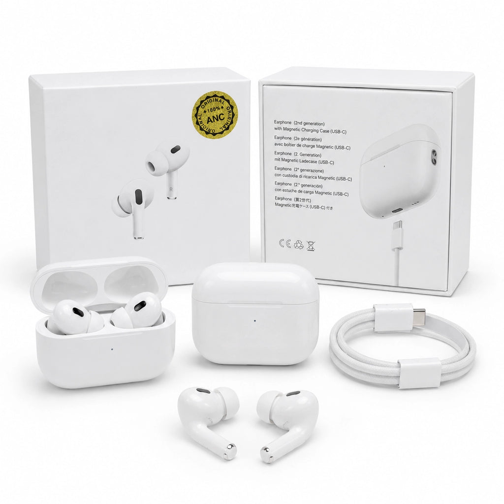 Pro 2. Nesil TWS Bluetooth Kulaklık, Aktif Gürültü Engelleyici ANC USB-C Kablosuz Kulak İçi Kulaklık