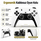 Q8 Max 4K Game Stick Retro Oyun Konsolu 48.000+ Oyunlu, Kablosuz Çift Kollu Atari Konsolu