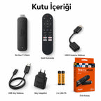 R6 Max Akıllı TV Dönüştürücü Medya Oynatıcı 10K HDR Destekli, Wi-Fi 6 Sesli Komut Kumandalı TV Stick