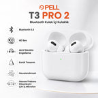 T3 Pro 2 Bluetooth Kulak İçi Kulaklık, Aktif Gürültü Engelleme ANC Kablosuz Kulaklık
