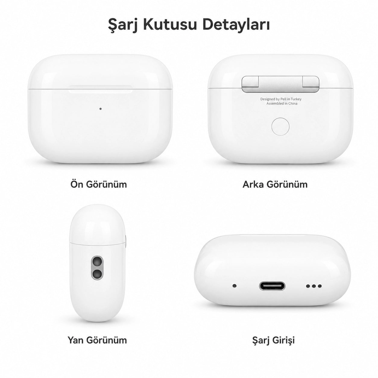 T3 Pro 2 Bluetooth Kulak İçi Kulaklık, Aktif Gürültü Engelleme ANC Kablosuz Kulaklık