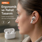 T3 Pro 2 Bluetooth Kulak İçi Kulaklık, Aktif Gürültü Engelleme ANC Kablosuz Kulaklık