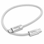 PELL X-28 240W PD Type-C to Type-C Ultra Hızlı Örgülü Şarj Kablosu 1m