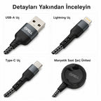 X15 3'ü 1 Arada Manyetik Kablosuz Şarj Standı, Telefon Kulaklık ve Akıllı Saat Şarj İstasyonu