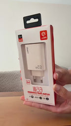 PELL E14 65W PD 3 Portlu Ultra Hızlı Turbo Şarj Cihazı, Type-C ve USB Seyahat Adaptörü